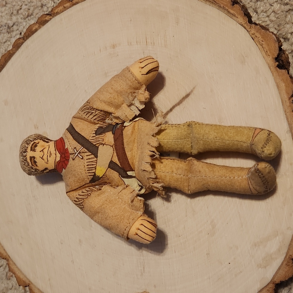 Vintage 1979 Hallmark Set 4 Doll Toys Davy Crockett Mark Twain & More - Picture 13 of 15